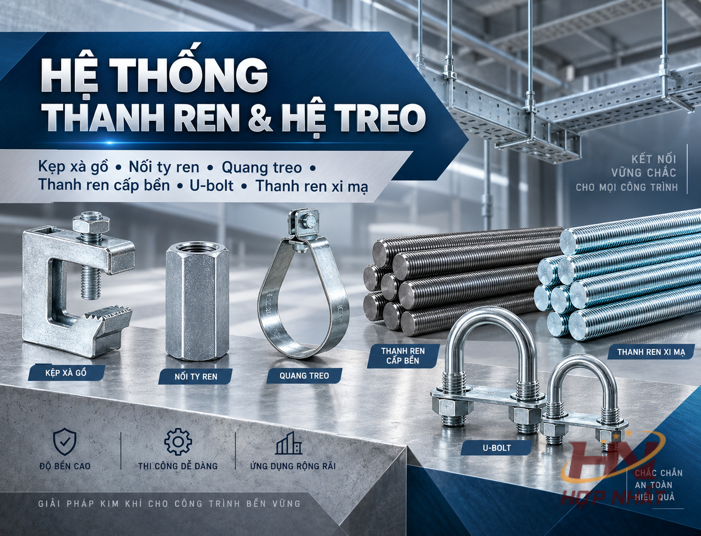 Hệ thống thanh ren & hệ treo
